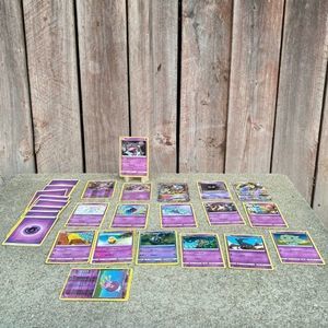 Psychic Pokemon Collectors Trading Cards Mewtwo Rare Gardevoir EX Nidoking Lunal